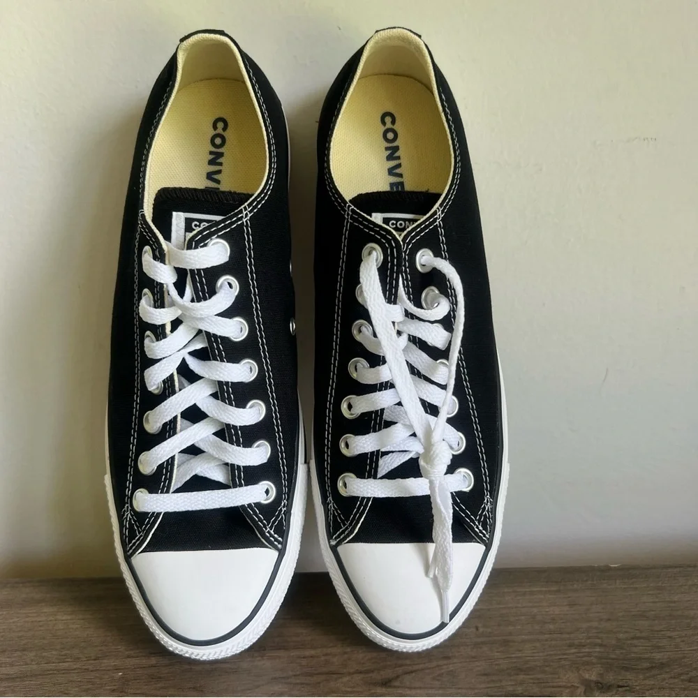 CONVERSE NEW Unisex CTAS Low Black White Shoe Size 9 or 11 #B1429 - Picture 7 of 10